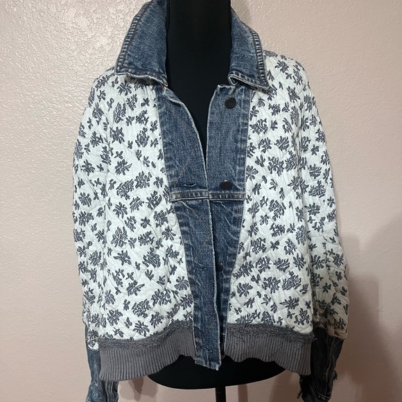 Free People Blue Denim Jacket - Picture 2 of 11